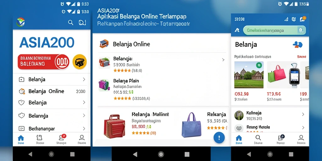 Tampilan antarmuka ASIA200 yang user-friendly dan menarik.