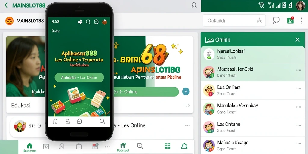 Screenshot aplikasi MAINSLOT88 menampilkan antarmuka belajar interaktif yang menarik.
