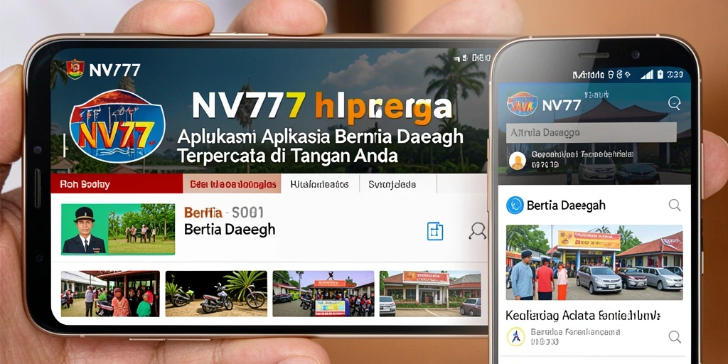 Tampilan antarmuka NV77 yang sederhana dan informatif.