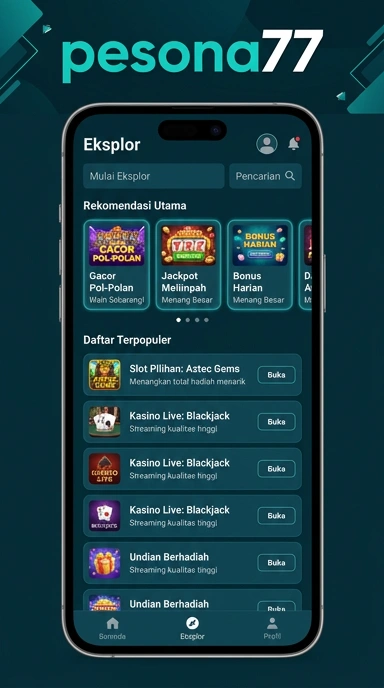Aplikasi Populer & Kanal Uji — pesona77 Hub Unduhan